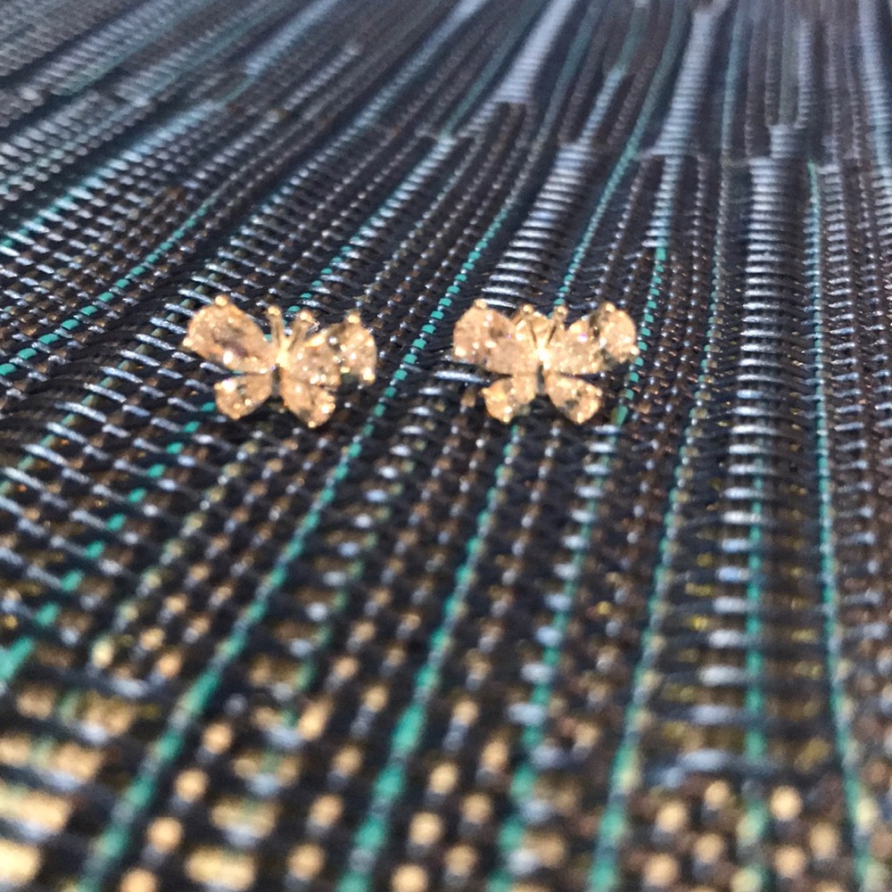 Small silver sterling silver earrings